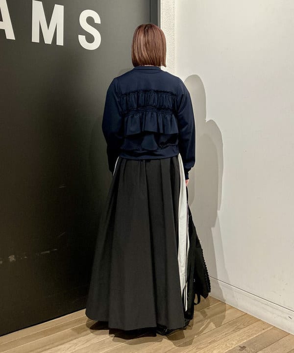 早川 萌子さんの「BEAMS WOMEN｜フリル ジャージ ブルゾン」を使ったコーディネート