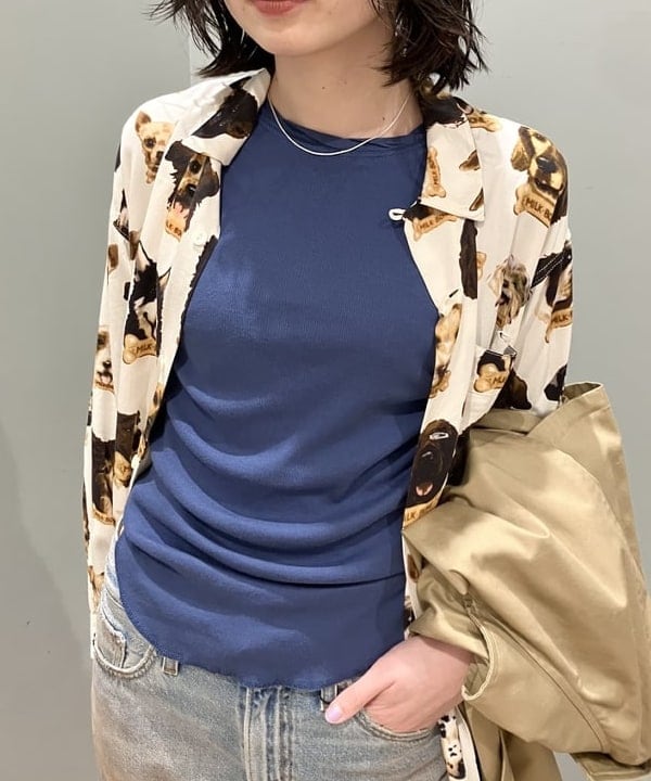 加歩さんの「BEAMS WOMEN｜オーバーサイズ ハーフ トレンチ コート」を使ったコーディネート