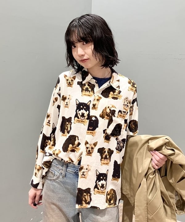 加歩さんの「BEAMS WOMEN｜オーバーサイズ ハーフ トレンチ コート」を使ったコーディネート