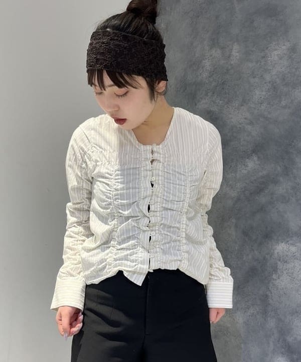 星野 真依さんの「BEAMS WOMEN｜ギャザー アーム MA-1」を使ったコーディネート