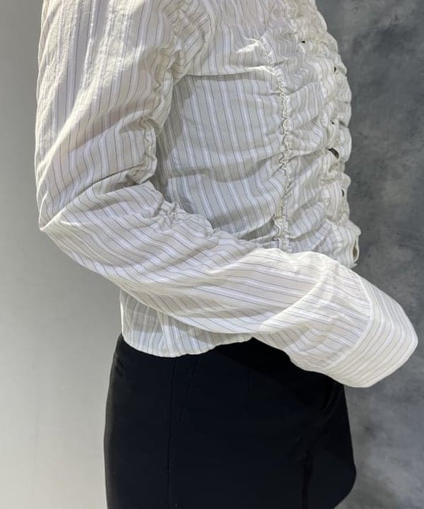 星野 真依さんの「BEAMS WOMEN｜ギャザー アーム MA-1」を使ったコーディネート