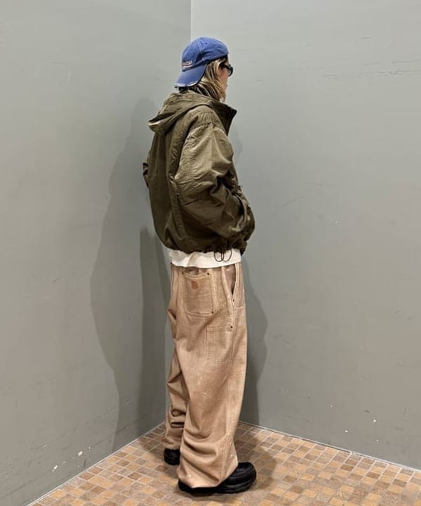 Ryohei Takataさんの「BEAMS WOMEN｜ガーメントダイ フーデッド ブルゾン【ワイドショートフィット】」を使ったコーディネート