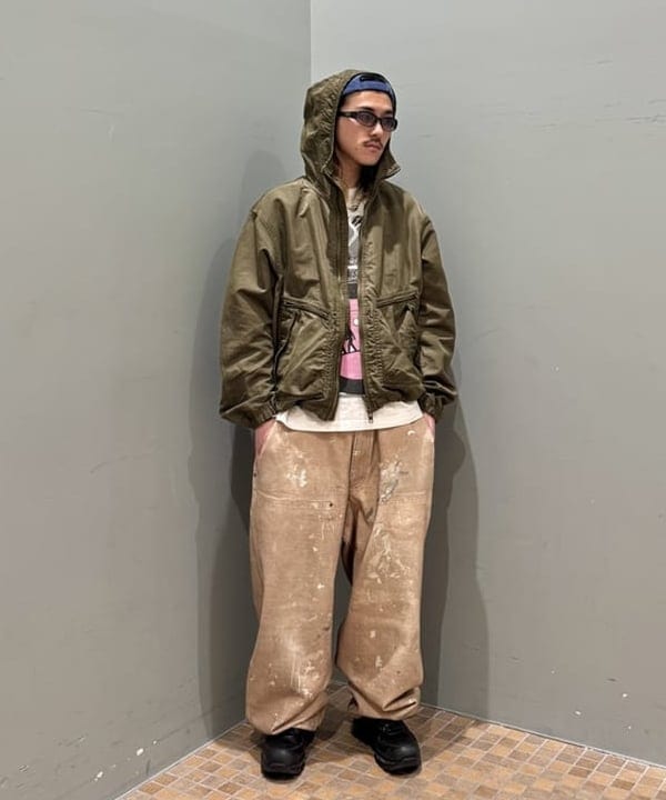 Ryohei Takataさんの「BEAMS WOMEN｜ガーメントダイ フーデッド ブルゾン【ワイドショートフィット】」を使ったコーディネート