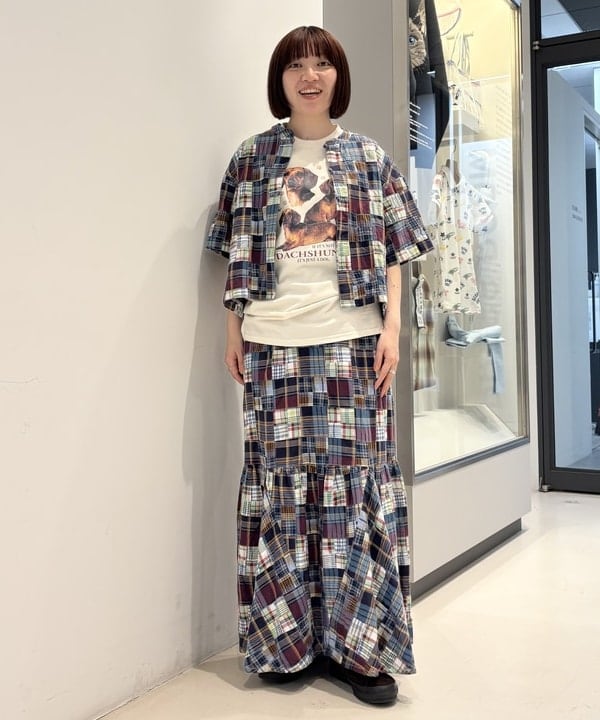 クロサワさんの「BEAMS WOMEN｜リンクル ジャケット」を使ったコーディネート