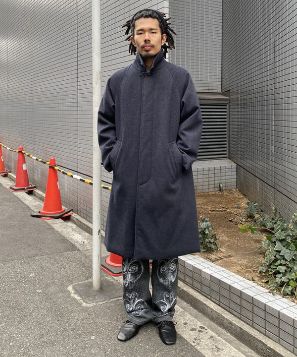 the A / Flannel Balmacaan Coat