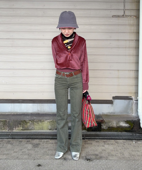 森川 夏衣さんの「BEAMS WOMEN｜【別注】INFIELDER DESIGN / フリース ハット」を使ったコーディネート