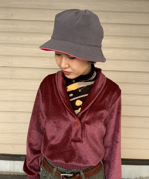 森川 夏衣さんの「BEAMS WOMEN｜【別注】INFIELDER DESIGN / フリース ハット」を使ったコーディネート