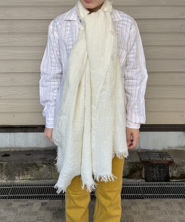 森川 夏衣さんの「BEAMS WOMEN｜BEAMS BOY / 25mm WASH ベルト」を使ったコーディネート