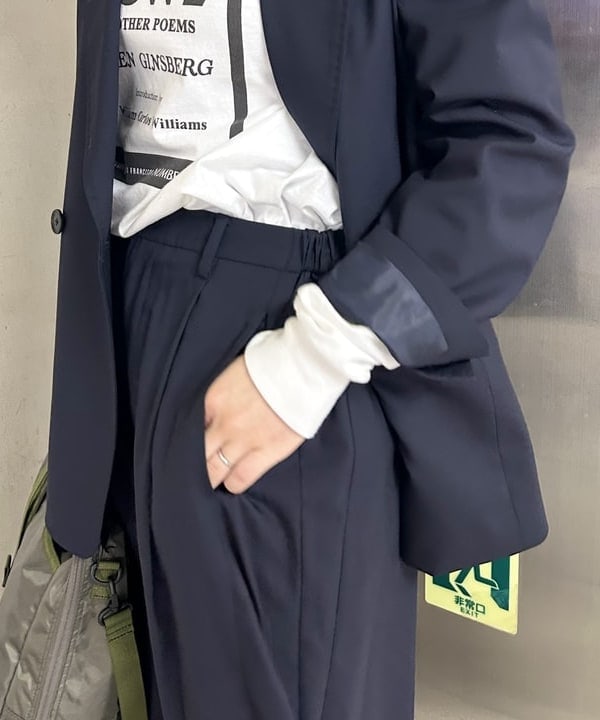 ナツハさんの「BEAMS WOMEN｜maturely / ティー ダブ ダブル ブレステッド ジャケット」を使ったコーディネート