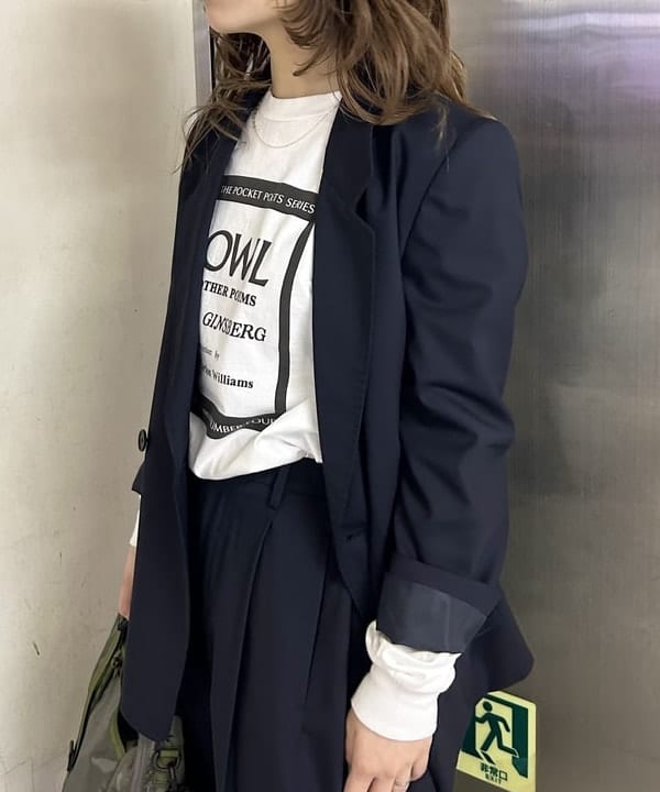 ナツハさんの「BEAMS WOMEN｜maturely / ティー ダブ ダブル ブレステッド ジャケット」を使ったコーディネート