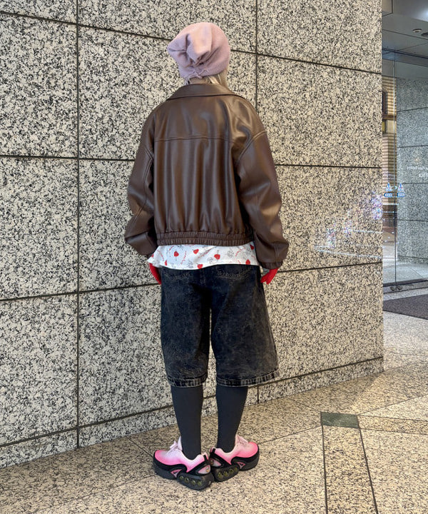 YABUさんの「BEAMS WOMEN｜デニム ハーフ パンツ」を使ったコーディネート