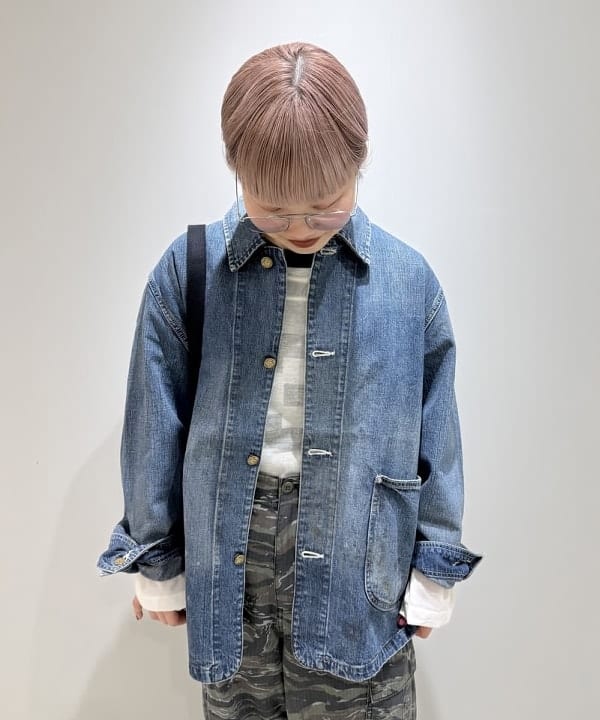 yokoyama shionさんの「BEAMS WOMEN｜【別注】Lee &times; maturely / ヴィンテージ ロコ ジャケット」を使ったコーディネート