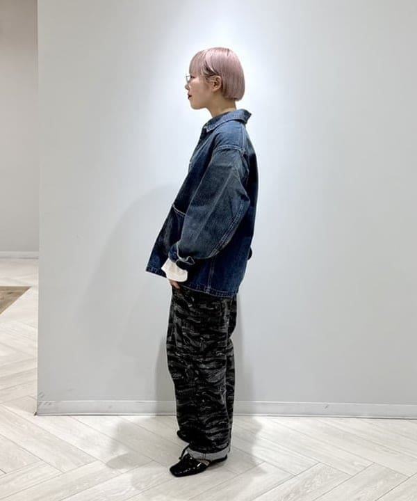 yokoyama shionさんの「BEAMS WOMEN｜【別注】Lee &times; maturely / ヴィンテージ ロコ ジャケット」を使ったコーディネート