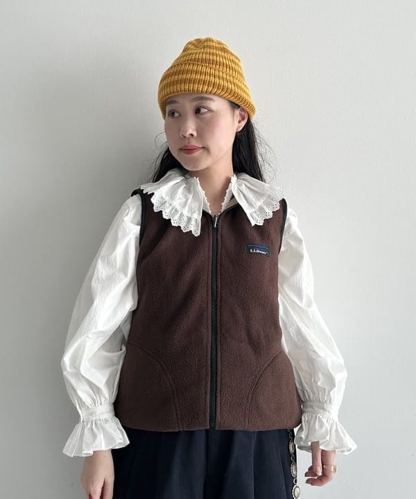 清水 彩乃さんの「BEAMS WOMEN｜ワイド タック チノ パンツ」を使ったコーディネート