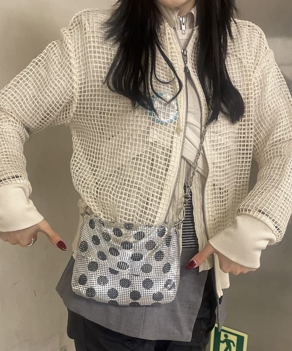 rinnaさんの「BEAMS WOMEN｜ビッグ メッシュ フーディー」を使ったコーディネート