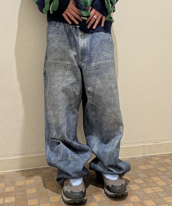 菊田 悠さんの「BEAMS WOMEN｜12ゲージ ジャカード マルチボーダーニット【ワイドフィット】」を使ったコーディネート