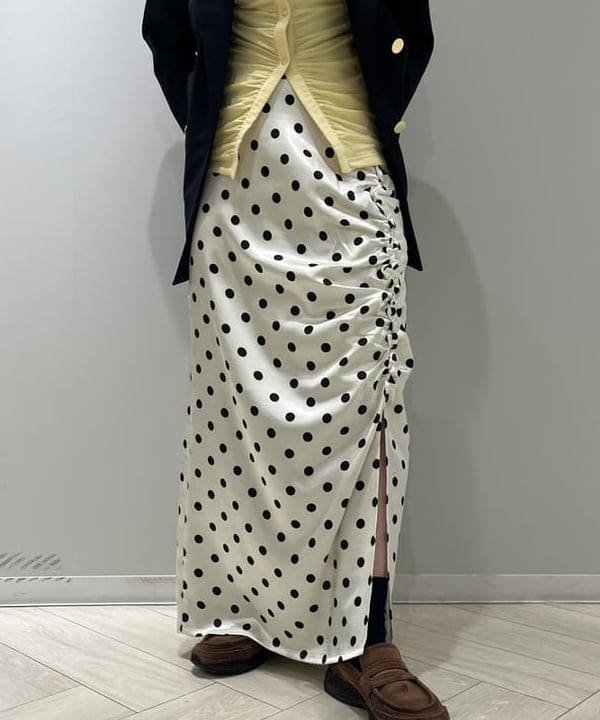 星野 真依さんの「BEAMS WOMEN｜キャミソール レイヤード ギャザー Tシャツ」を使ったコーディネート