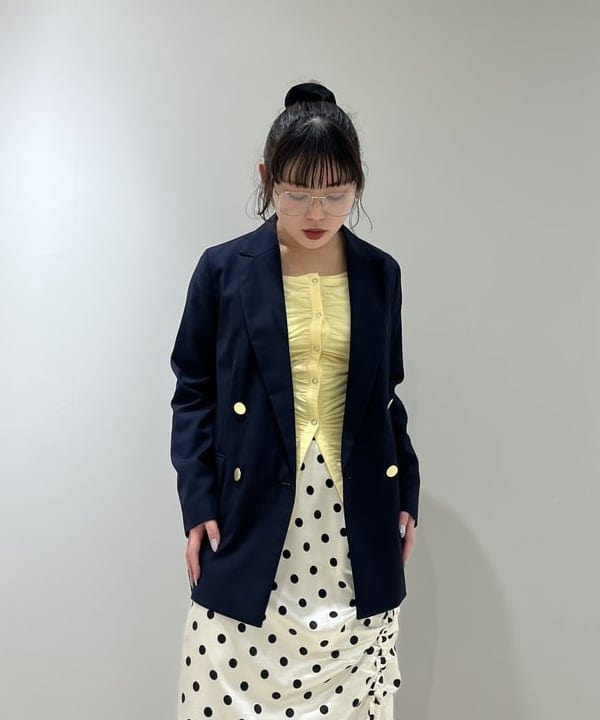 星野 真依さんの「BEAMS WOMEN｜キャミソール レイヤード ギャザー Tシャツ」を使ったコーディネート