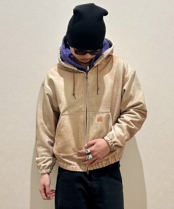 ムファサさんの「BEAMS WOMEN｜モック プリント フーディ」を使ったコーディネート