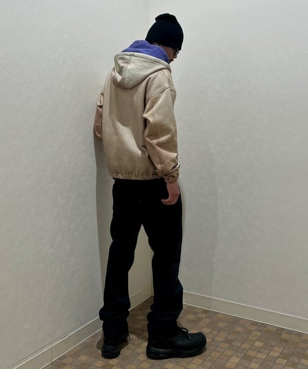 ムファサさんの「BEAMS WOMEN｜モック プリント フーディ」を使ったコーディネート