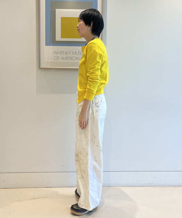 ミナミマリコさんの「BEAMS WOMEN｜リブ クルー 3/4」を使ったコーディネート