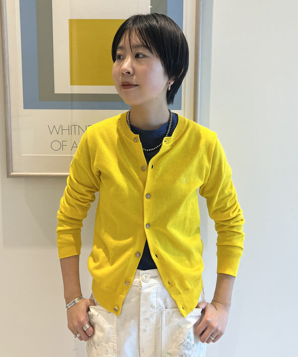 ミナミマリコさんの「BEAMS WOMEN｜リブ クルー 3/4」を使ったコーディネート