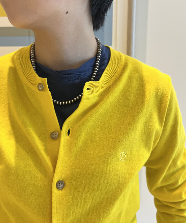 ミナミマリコさんの「BEAMS WOMEN｜リブ クルー 3/4」を使ったコーディネート