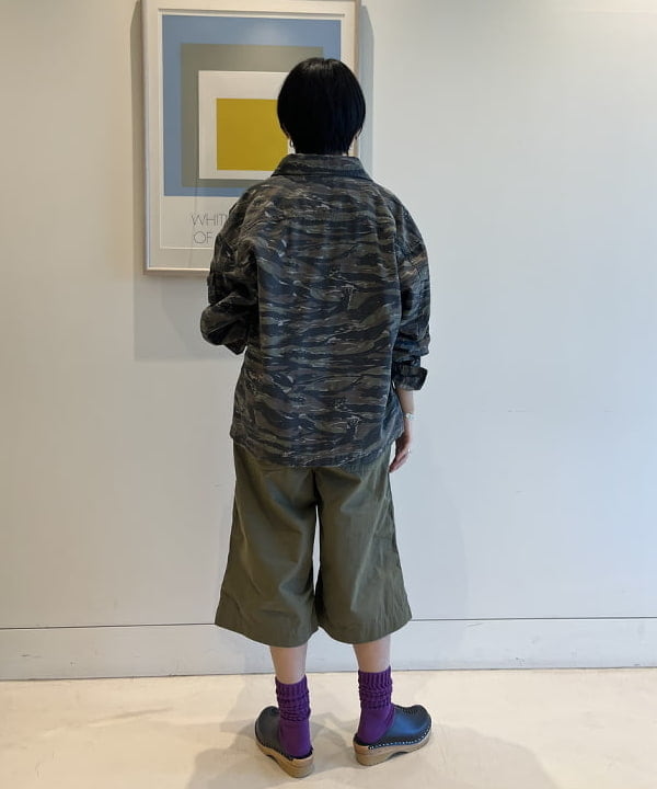 ミナミマリコさんの「BEAMS WOMEN｜ダメージ サーマル Tシャツ」を使ったコーディネート