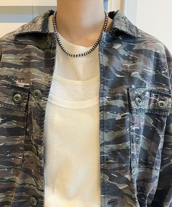 ミナミマリコさんの「BEAMS WOMEN｜ダメージ サーマル Tシャツ」を使ったコーディネート