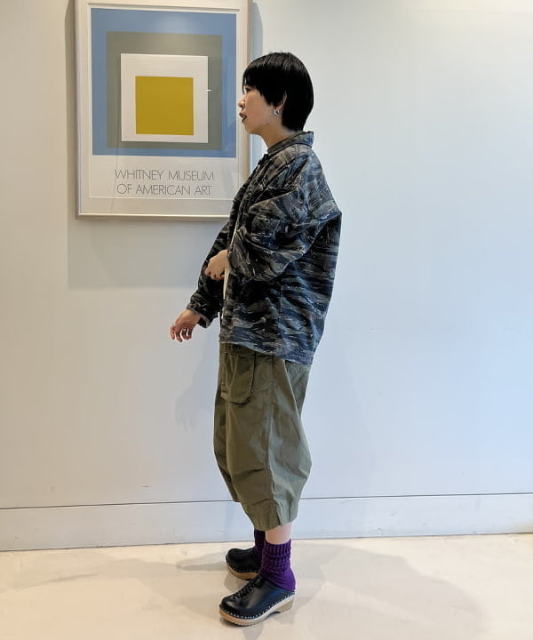 ミナミマリコさんの「BEAMS WOMEN｜ダメージ サーマル Tシャツ」を使ったコーディネート