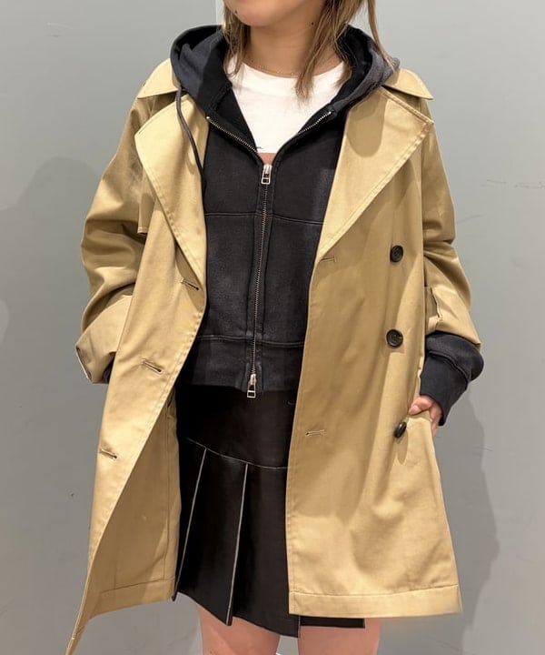 まゆちゃんさんの「BEAMS WOMEN｜スウェット ジップ フーディー」を使ったコーディネート