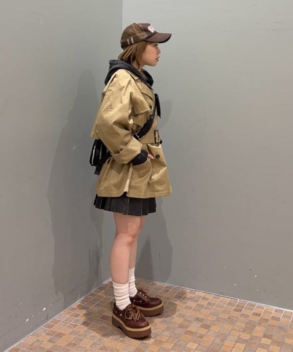 まゆちゃんさんの「BEAMS WOMEN｜スウェット ジップ フーディー」を使ったコーディネート