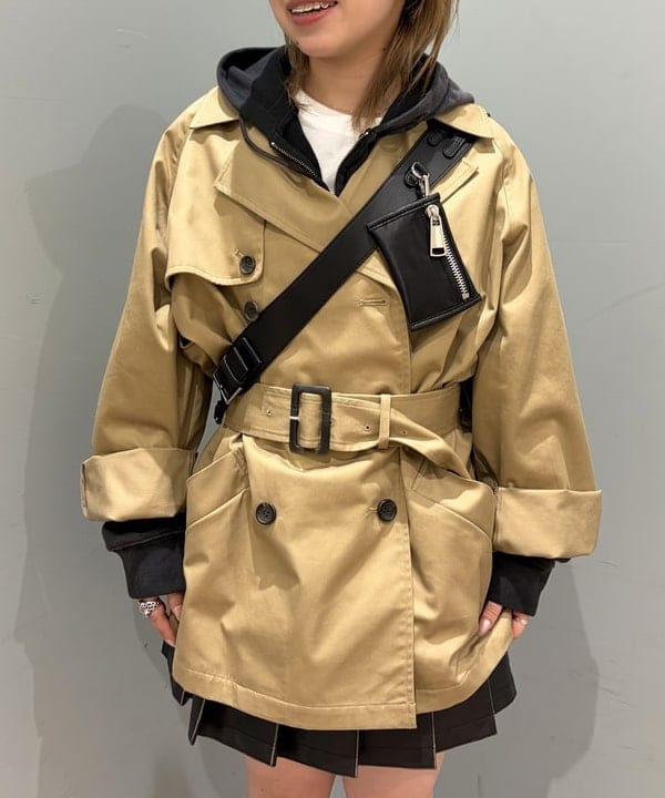 まゆちゃんさんの「BEAMS WOMEN｜スウェット ジップ フーディー」を使ったコーディネート