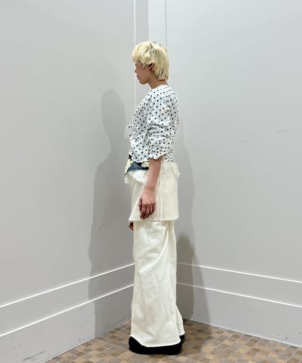 あさひさんの「BEAMS WOMEN｜GHOSPELL / Soliha Fringe Skirt」を使ったコーディネート