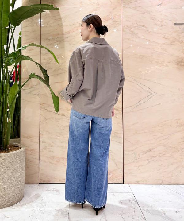 AONO SHIKAMAさんの「BEAMS WOMEN｜ナチュラル ワッシャー ブルゾン」を使ったコーディネート