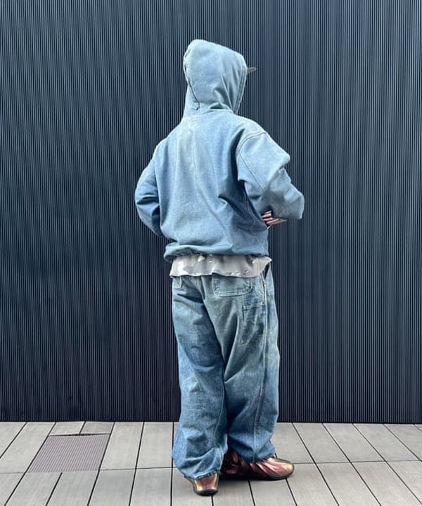 照田 拓史さんの「BEAMS WOMEN｜モック プリント フーディ」を使ったコーディネート