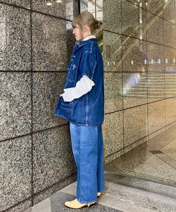 小原 もこさんの「BEAMS WOMEN｜ギンガムチェック ヘアピン 2セット」を使ったコーディネート