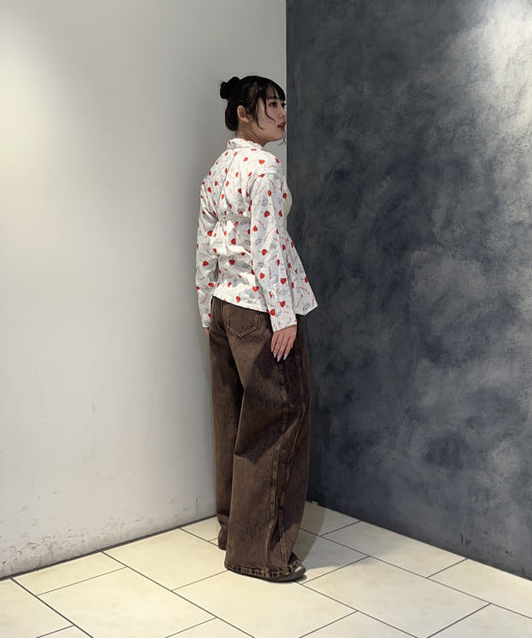 星野 真依さんの「BEAMS WOMEN｜【別注】PENNEY'S / 総柄 シャツ」を使ったコーディネート