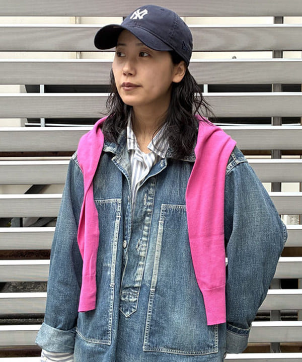 オカモト ミサキさんの「BEAMS WOMEN｜14ゲージ クルーネック カーディガン」を使ったコーディネート