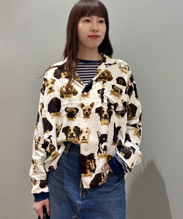 はやしあかねさんの「BEAMS WOMEN｜【別注】PENNEY'S / 総柄 シャツ」を使ったコーディネート