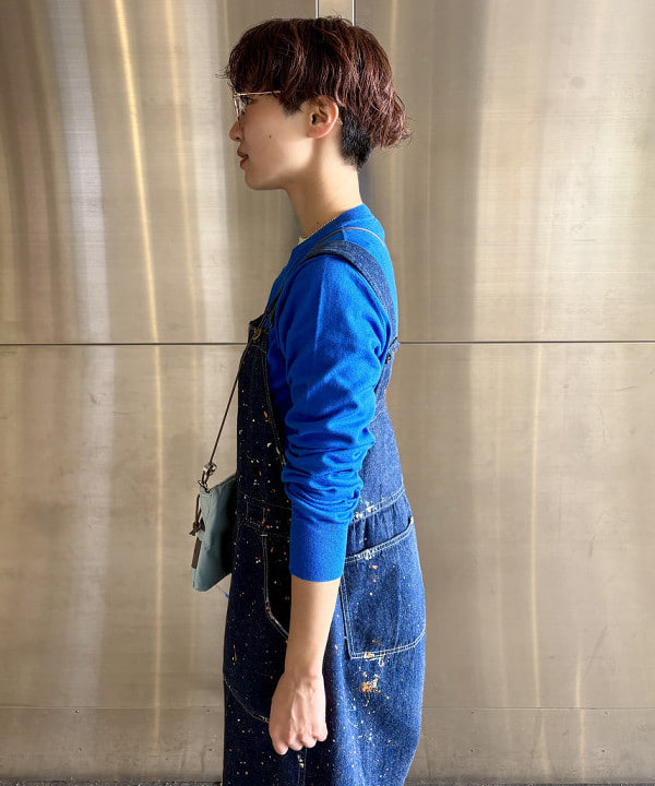 みりさんの「14ゲージ クルーネック カーディガン」を使ったコーディネート