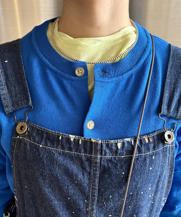 みりさんの「14ゲージ クルーネック カーディガン」を使ったコーディネート