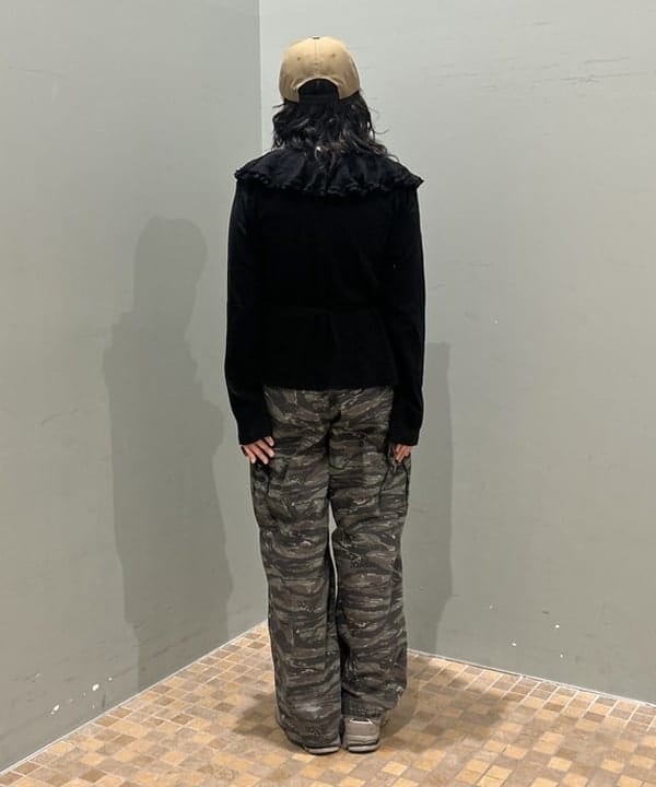 Sakiさんの「BEAMS WOMEN｜ラッフル カーディガン」を使ったコーディネート