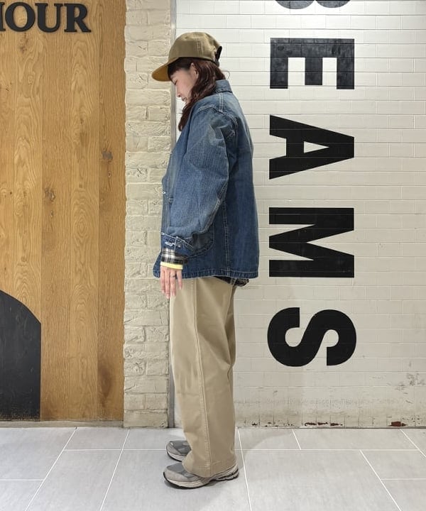 kawaiさんの「BEAMS WOMEN｜【別注】Winner Caps / スエード &times; ツイル キャップ」を使ったコーディネート