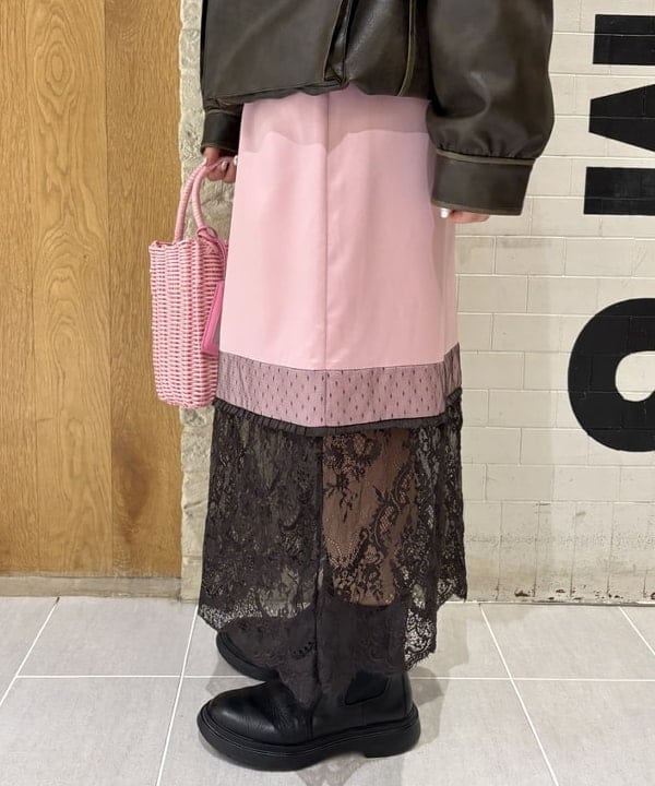 大石彩可さんの「BEAMS WOMEN｜フェイクレザー フライト ジャケット」を使ったコーディネート