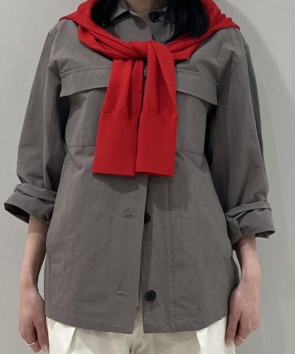 nodokaさんの「BEAMS WOMEN｜AK+1 / 16ゲージ スビンコットン Vネック カーディガン」を使ったコーディネート