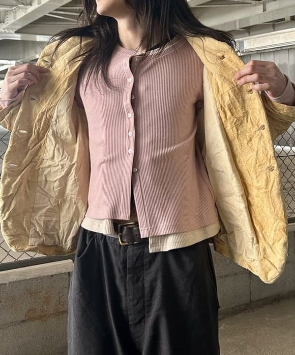 翔さんの「BEAMS WOMEN｜RIB レイヤード カーディガン」を使ったコーディネート