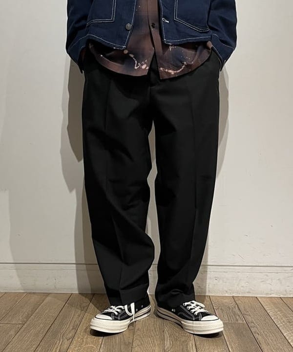 BANさんの「BEAMS WOMEN｜ブリーチ オンブレチェック オープンカラーシャツ【リラックスフィット】」を使ったコーディネート