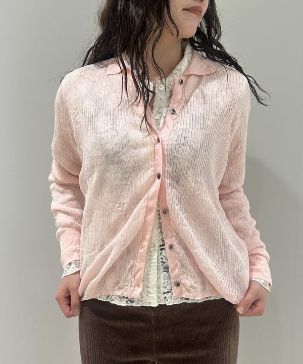 ハルカさんの「BEAMS WOMEN｜カット レース シャツ」を使ったコーディネート