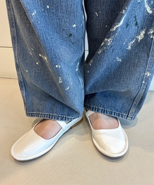 アベアミさんの「BEAMS WOMEN｜【別注】Lee &times; maturely / リメイク ユーズド パンツ」を使ったコーディネート